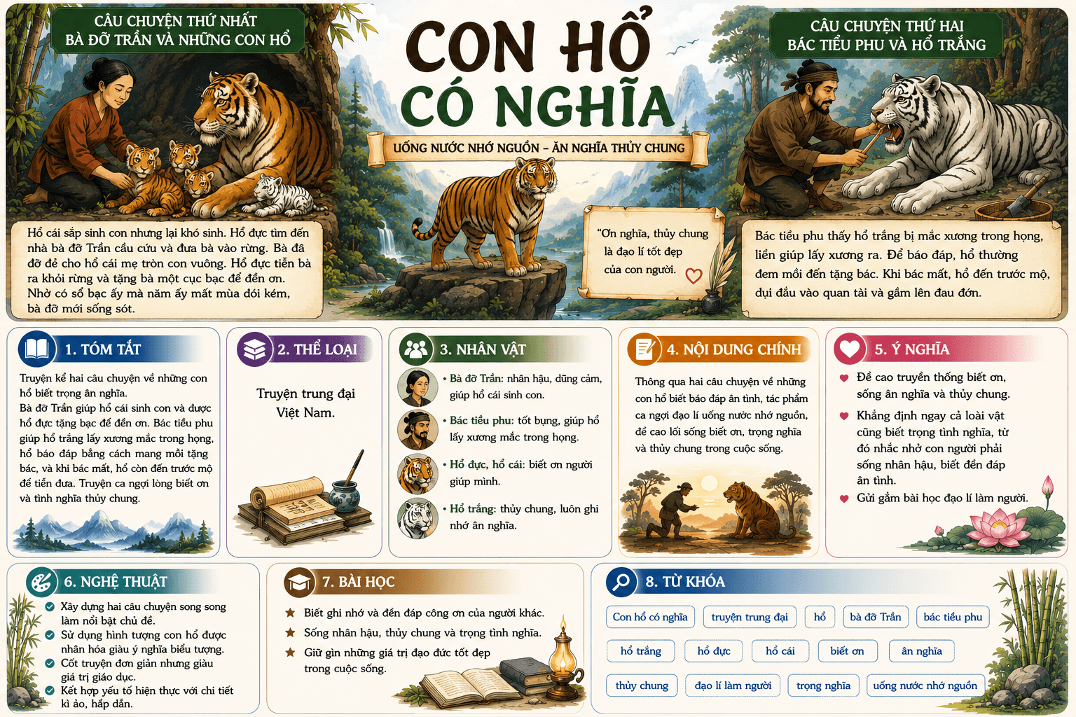 Infographic Con hổ có nghĩa