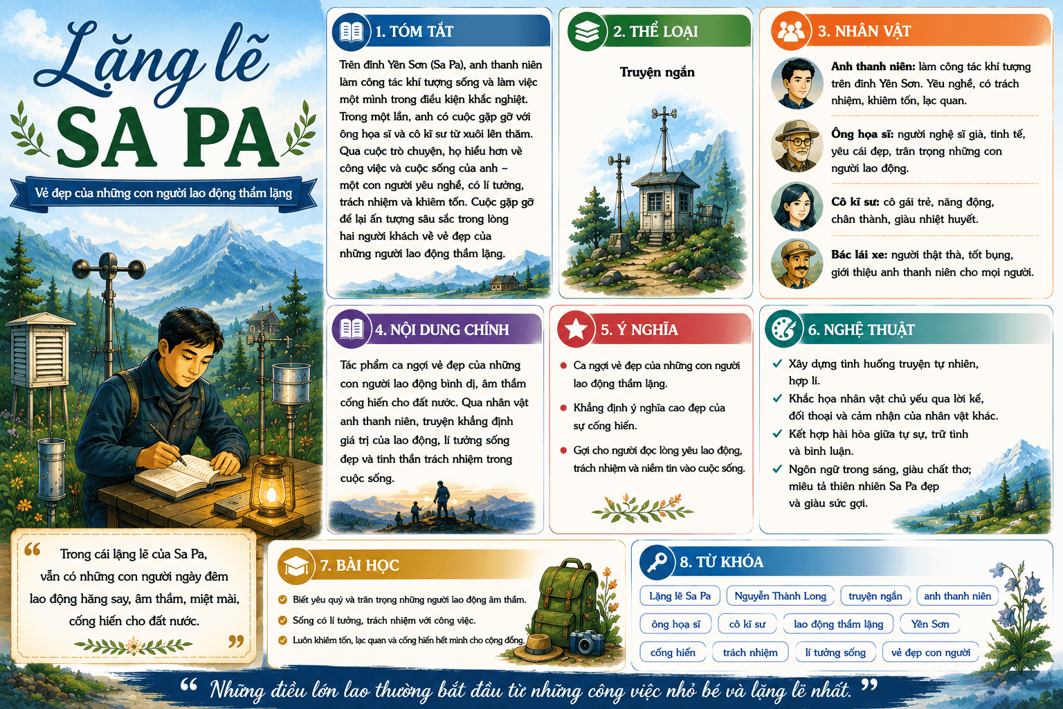 Infographic Lặng lẽ Sa Pa