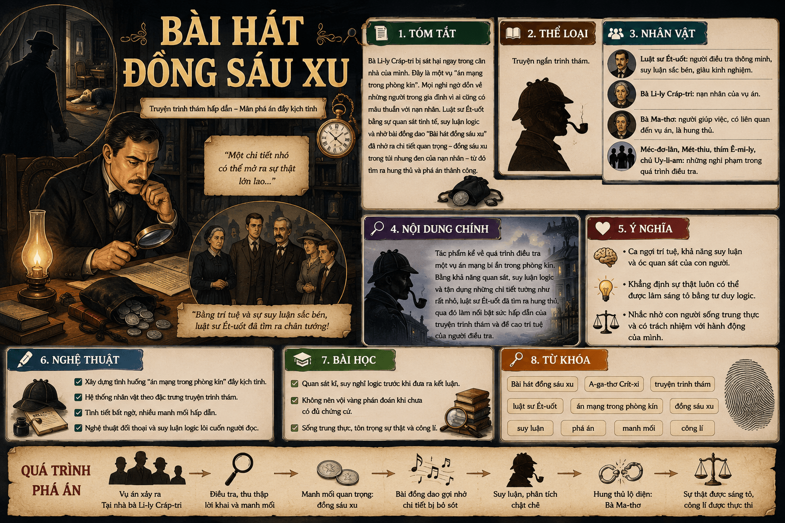 Infographic Bài hát đồng sáu xu