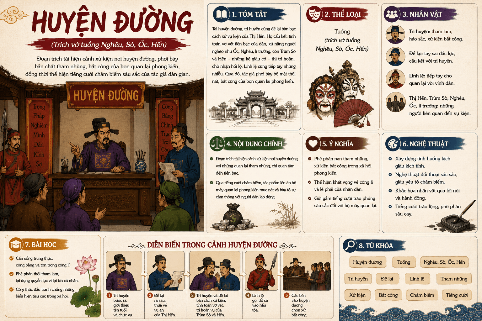 Infographic Huyện đường