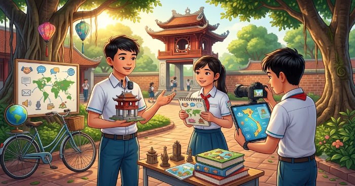 Giáo án Năng lực số Tiếng Anh 8 Review 4 Language 