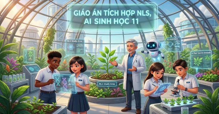  Giáo án Năng lực số, AI Sinh học 11 