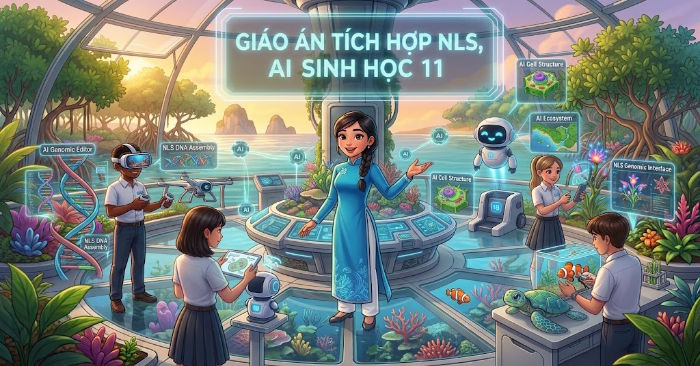 Giáo án tích hợp NLS, AI Sinh học 11
