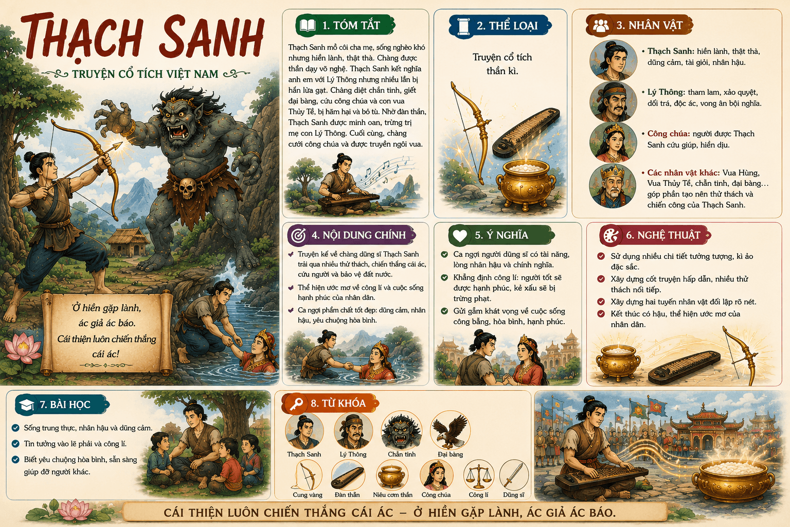 Infographic Thạch Sanh