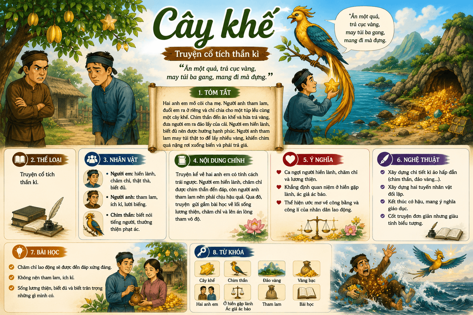 Infographic Cây khế