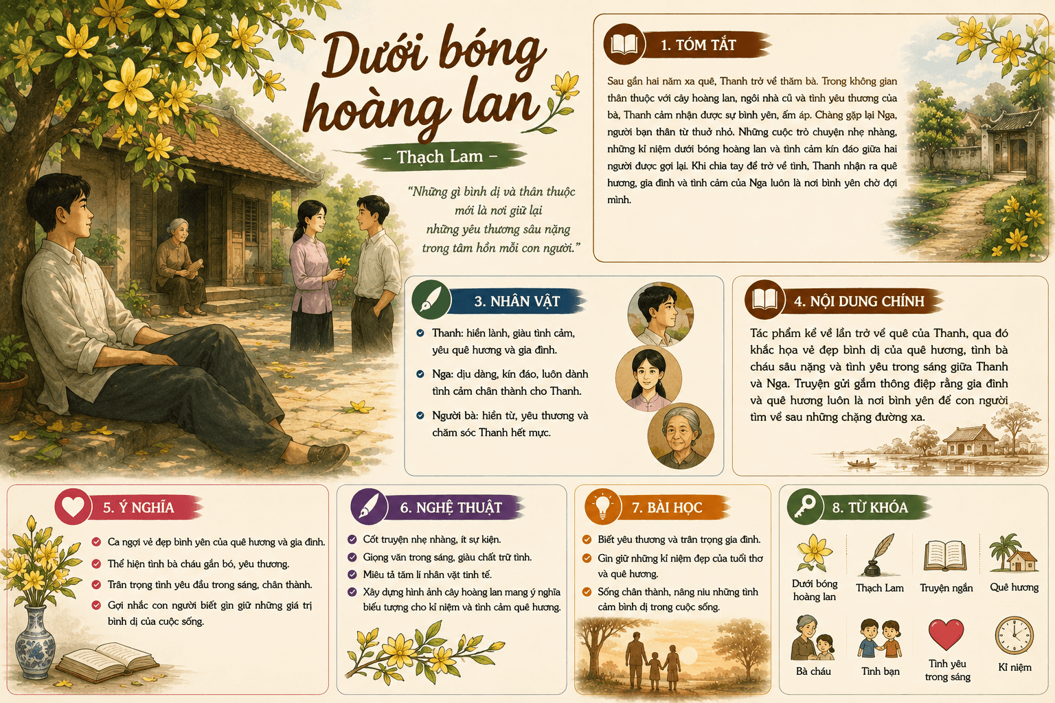 Infographic Dưới bóng hoàng lan