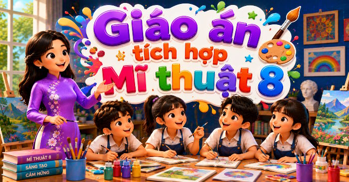Giáo án Mĩ thuật 8 tích hợp Năng lực số (