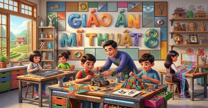 Giáo án Mĩ thuật 8 Bài 6 tích hợp Năng lực số