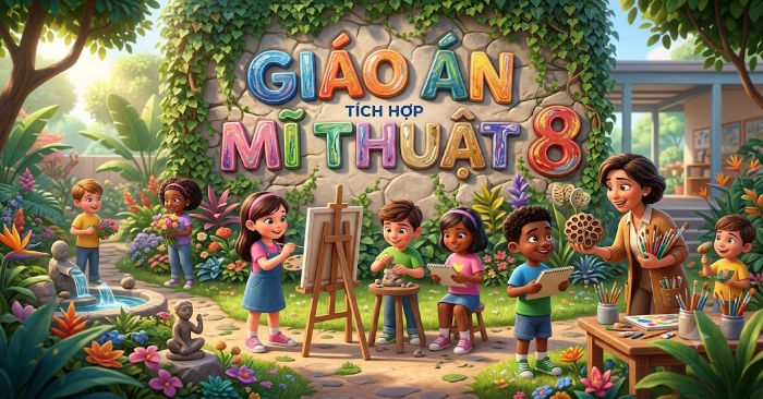 Giáo án Mĩ thuật 8 Bài 3 tích hợp Năng lực số