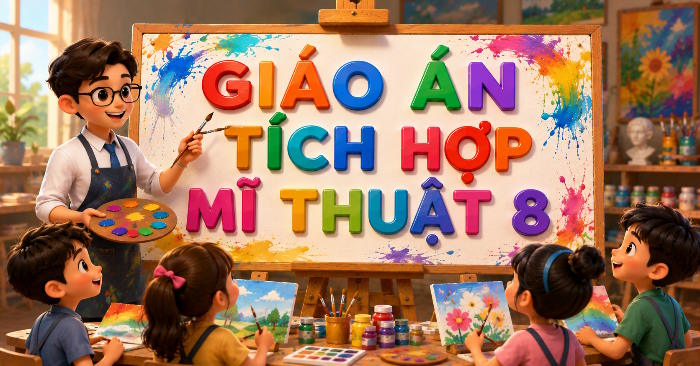 Giáo án tích hợp Năng lực số môn Mĩ thuật 8 