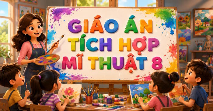 Giáo án tích hợp Năng lực số môn Mĩ thuật 8 