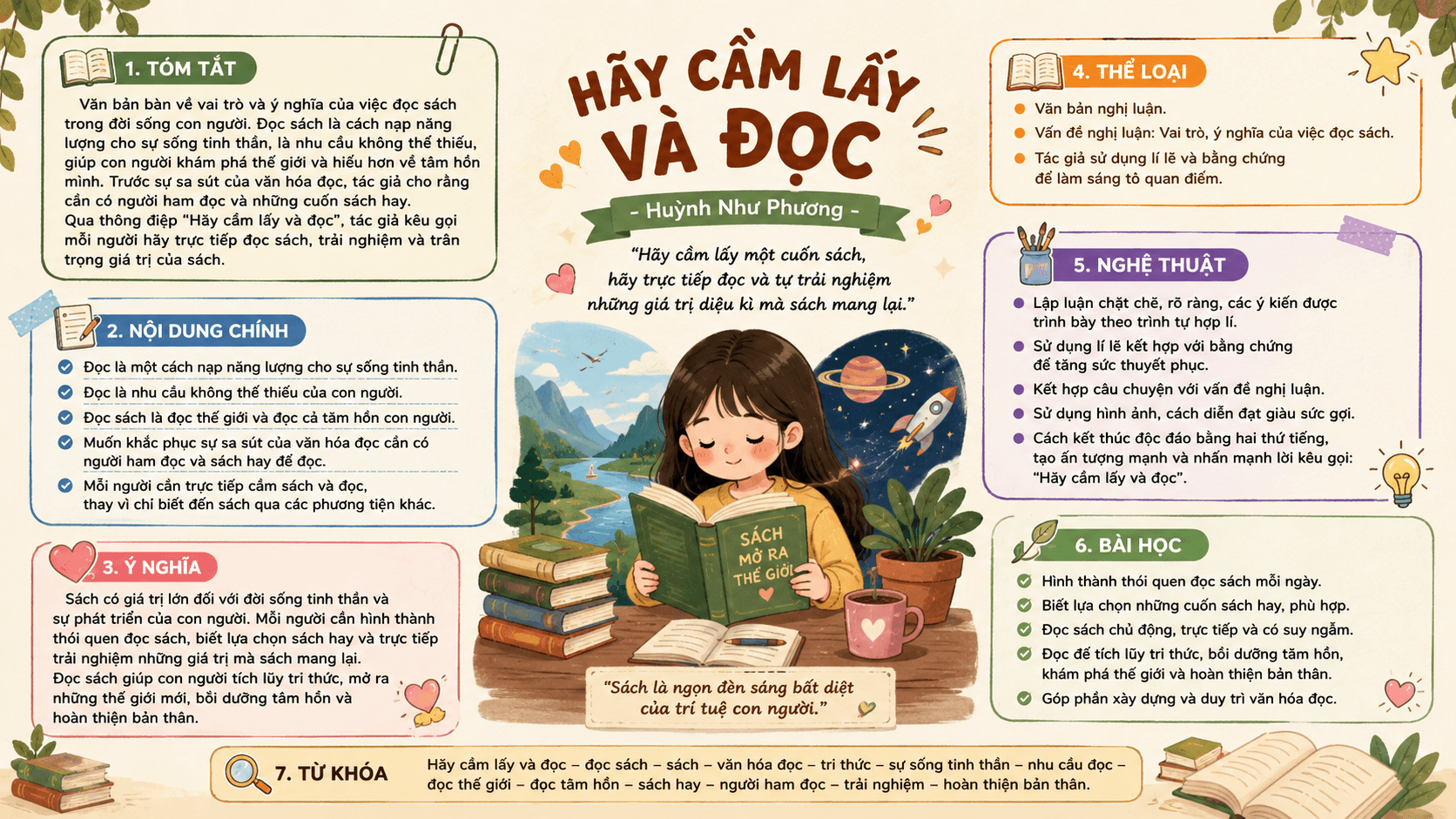 Infographic Hãy cầm lấy và đọc
