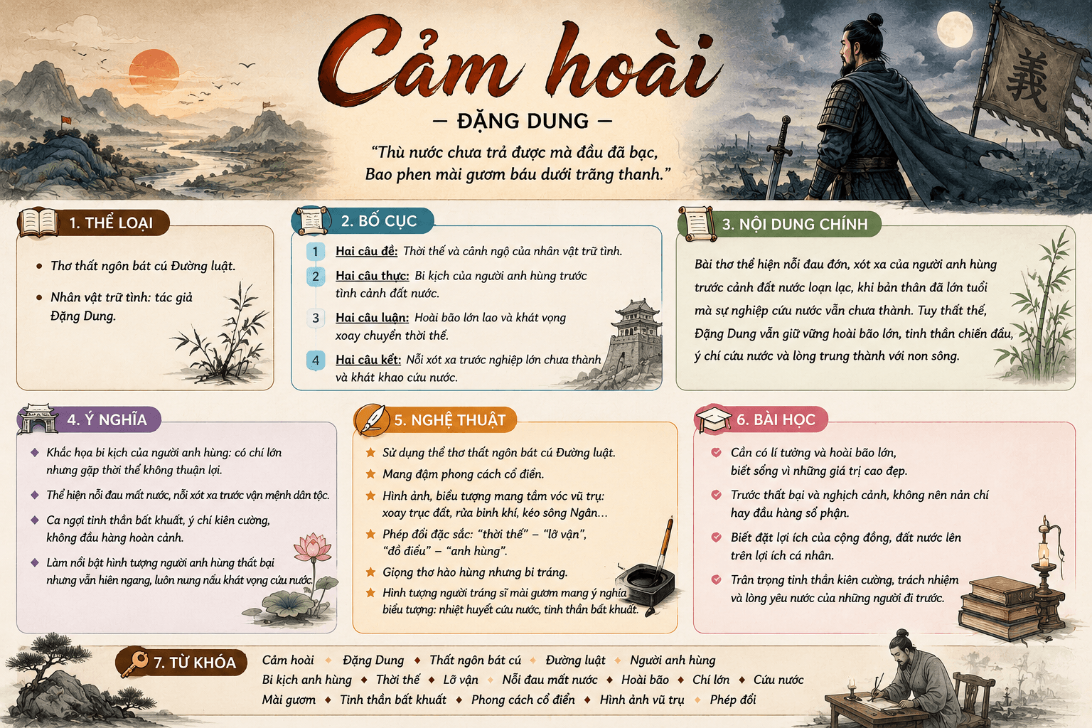 Infographic Cảm hoài