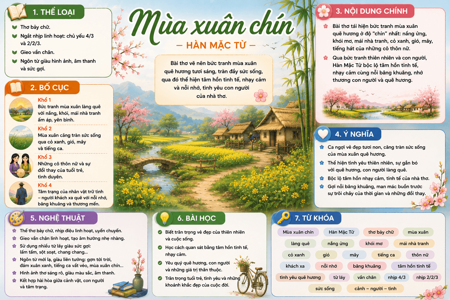 Infographic Mùa xuân chín