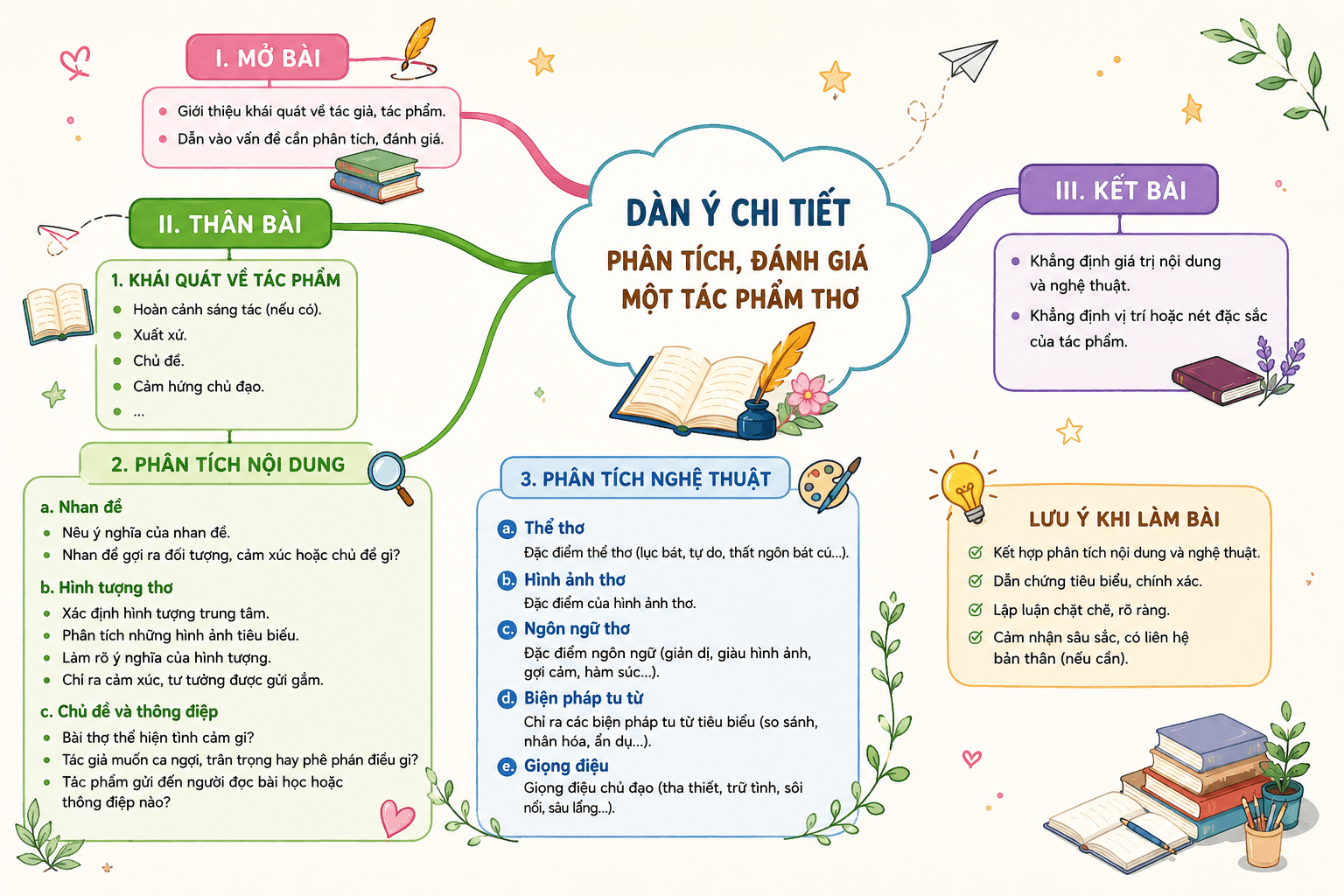  Infographic hoặc Sơ đồ tư duy