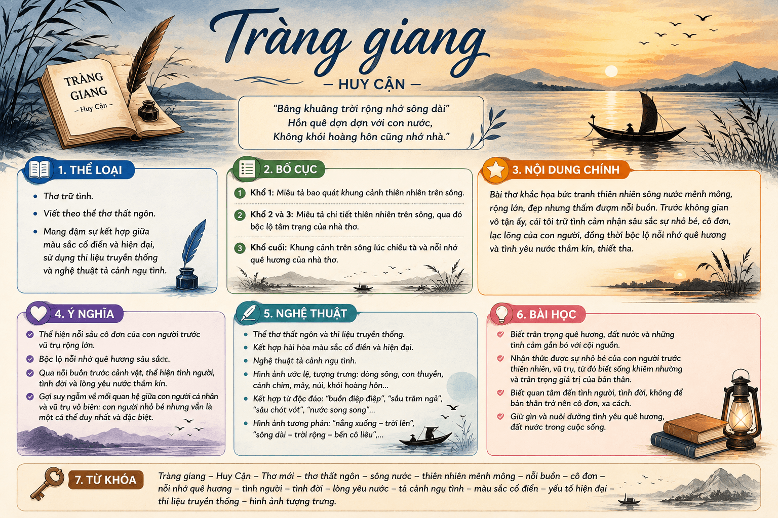 Infographic Tràng giang