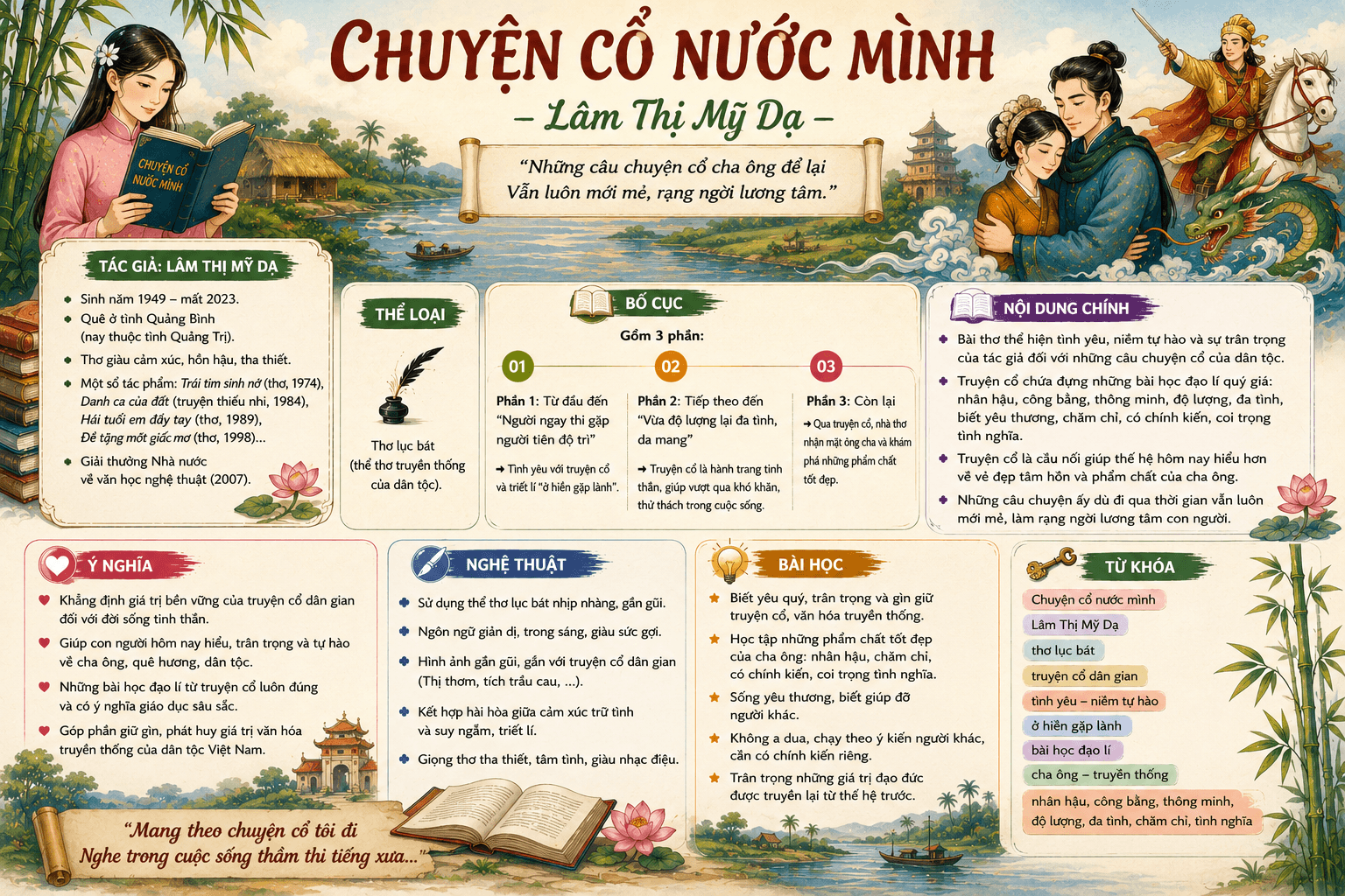 Infographic Chuyện cổ nước mình