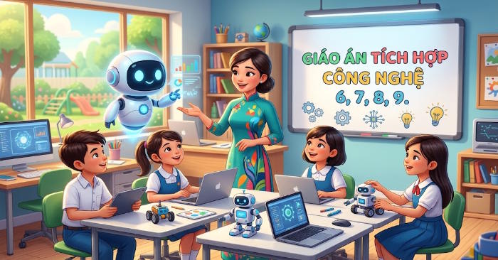 Giáo án Công nghệ 6, 7, 8, 9 Học kì 1 tích hợp Năng lực số