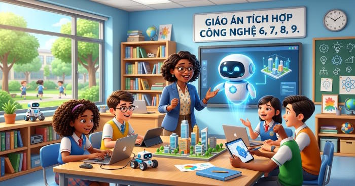 Giáo án tích hợp NLS Công nghệ 6, 7, 8, 9 Học kì 2