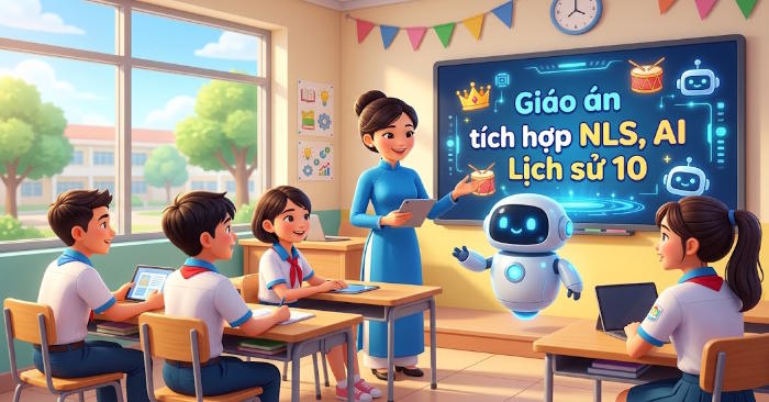  Giáo án Lịch sử 10 Bài 1 tích hợp Năng lực số, AI 