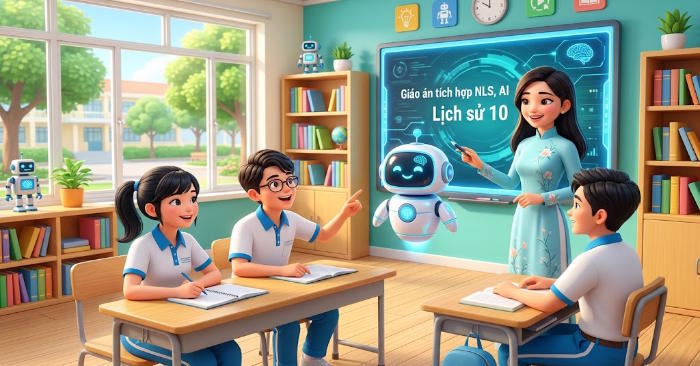  Giáo án Lịch sử 10 Bài 4 tích hợp Năng lực số, AI 