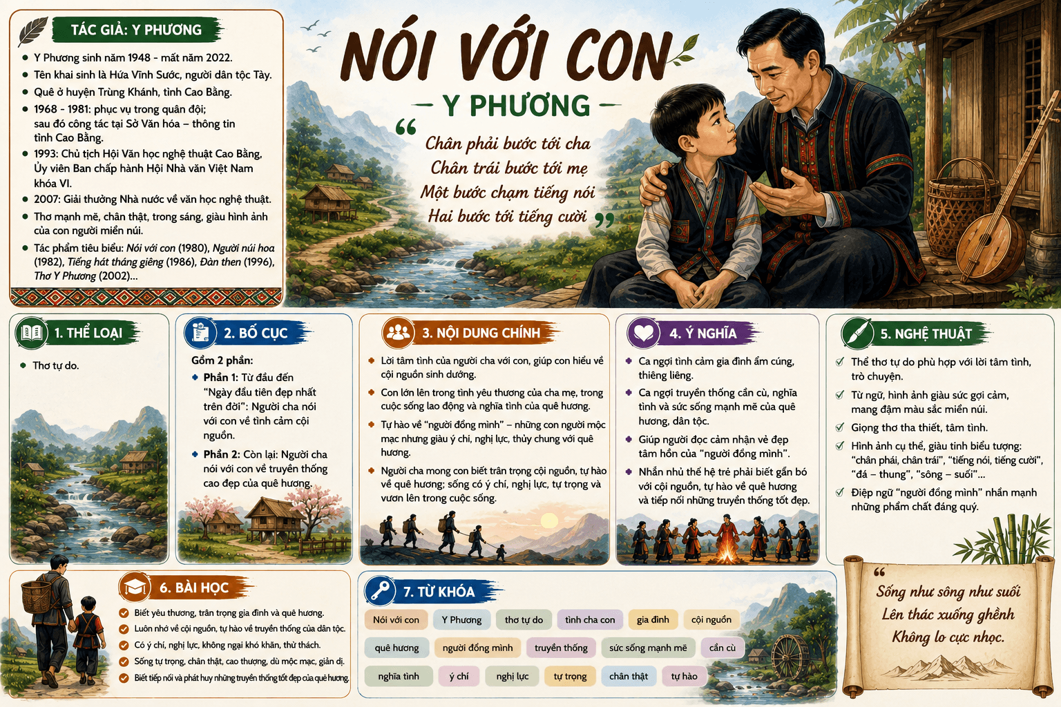 Infographic Nói với con