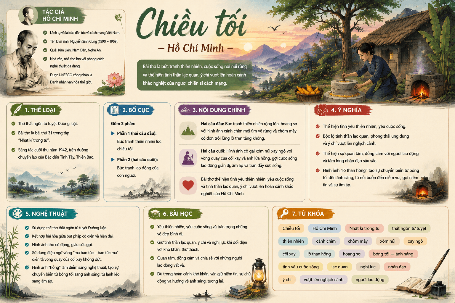 Infographic Chiều tối