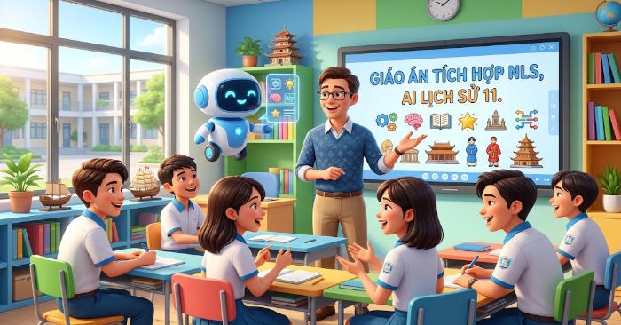Giáo án Lịch sử 11 tích hợp Năng lực số, AI