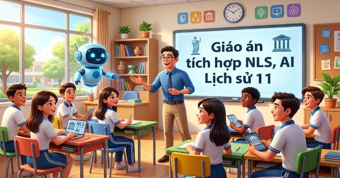 Giáo án Lịch sử 11 Bài 9 tích hợp Năng lực số, AI 