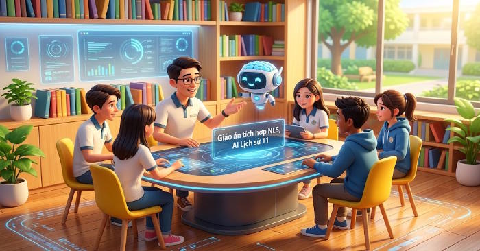 Giáo án Lịch sử 11 tích hợp Năng lực số, AI