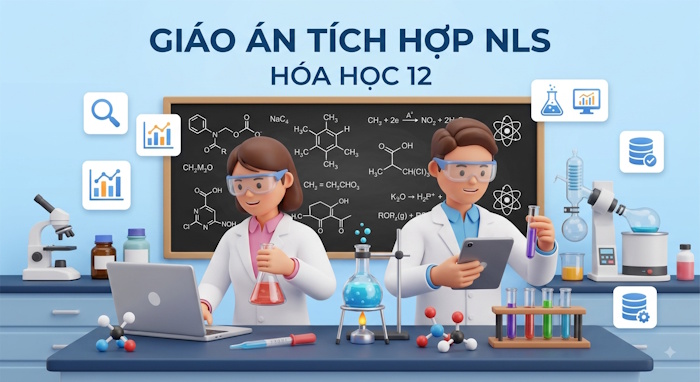 Giáo án tích hợp năng lực số môn Hóa lớp 12