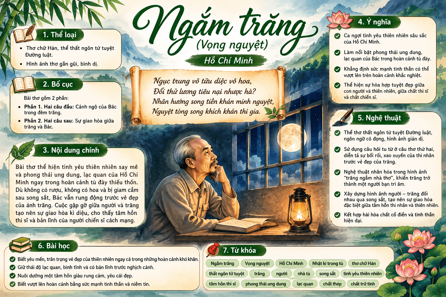 Infographic Ngắm trăng 