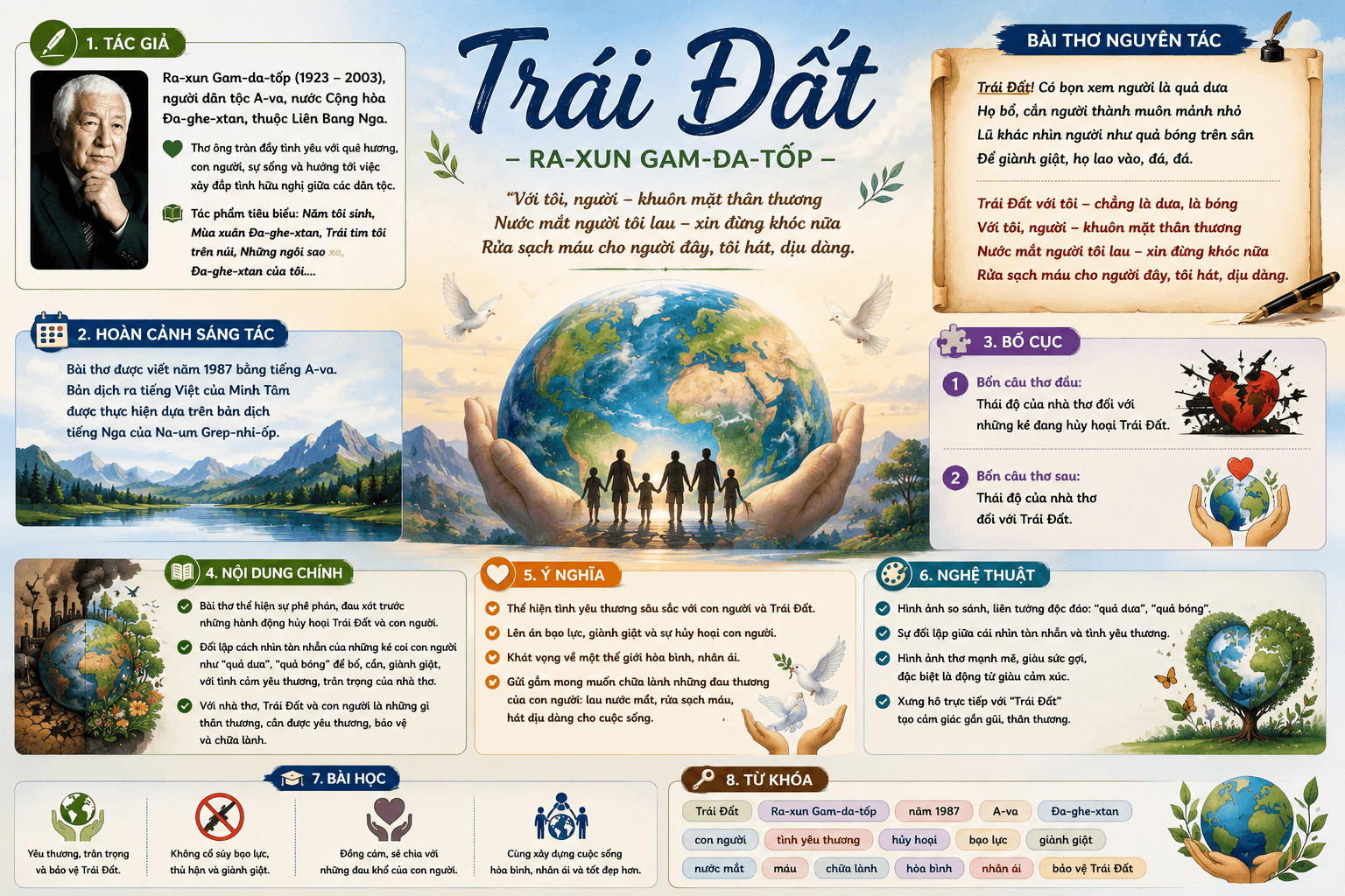 Infographic Trái đất