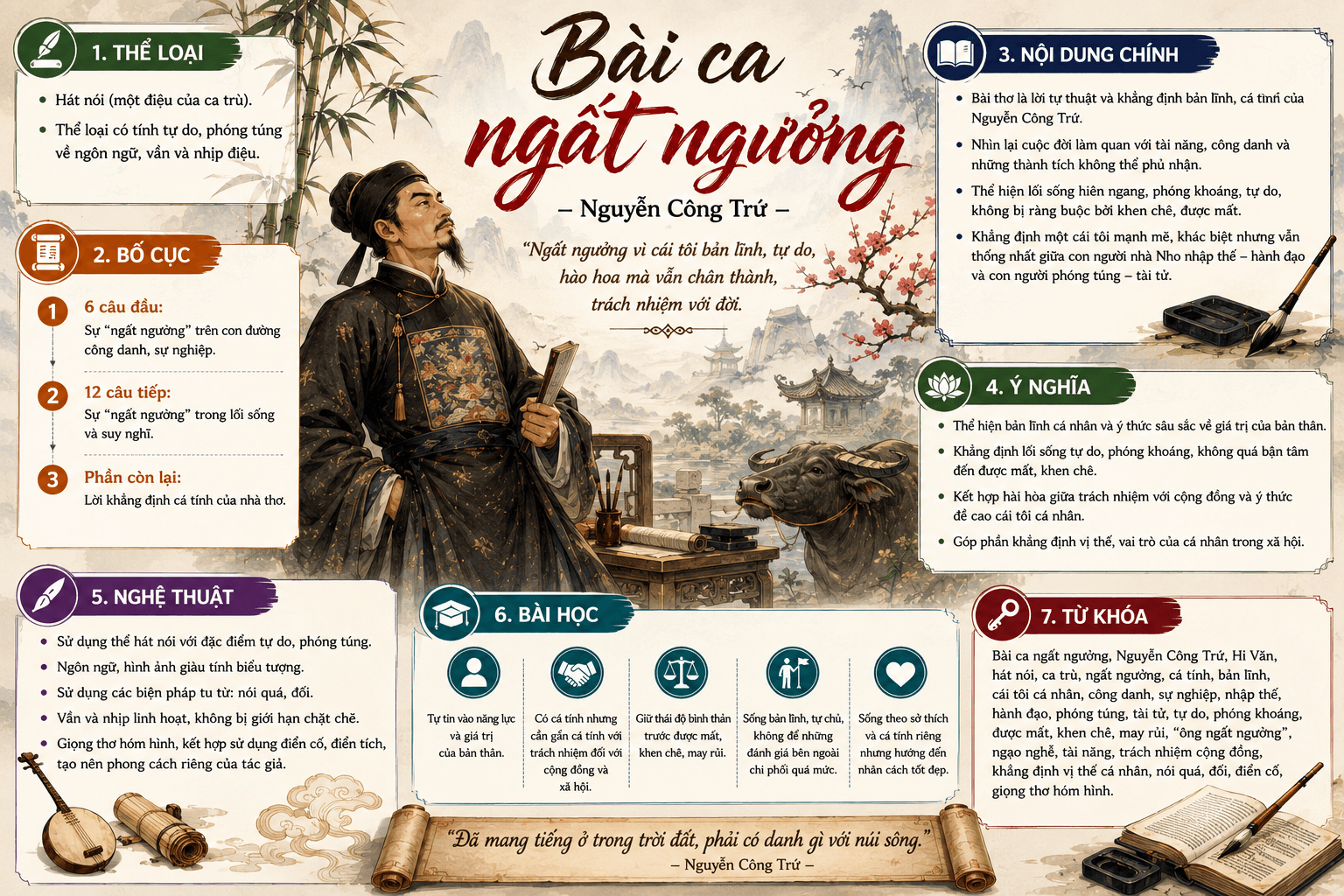 Infographic Bài ca ngất ngưỡng