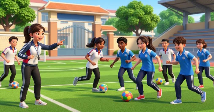 Giáo án Giáo dục thể chất 12 Bóng đá tích hợp Năng lực số