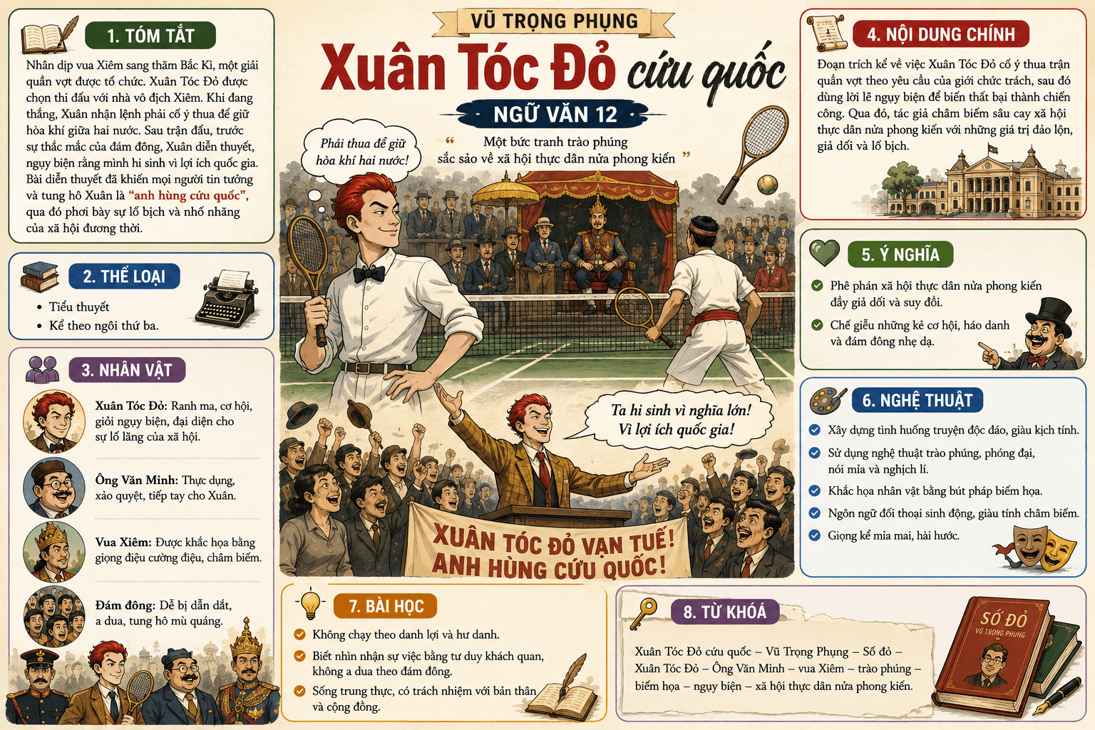 Infographic Xuân Tóc Đỏ cứu quốc