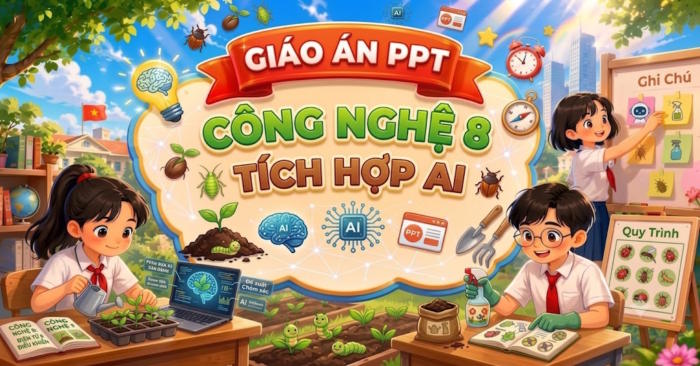 Giáo án PPT tích hợp AI Công nghệ 7 Bài 13