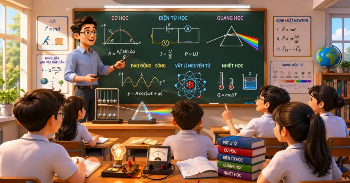 Giáo án chuyên đề Vật lí 10, 11, 12 tích hợp Năng lực số, AI 