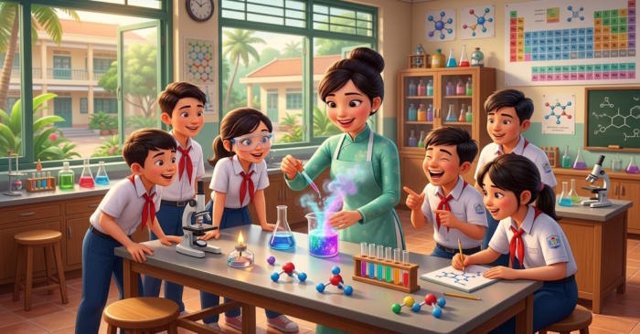 Giáo án PPT tích hợp AI Khoa học tự nhiên 7 Bài 3