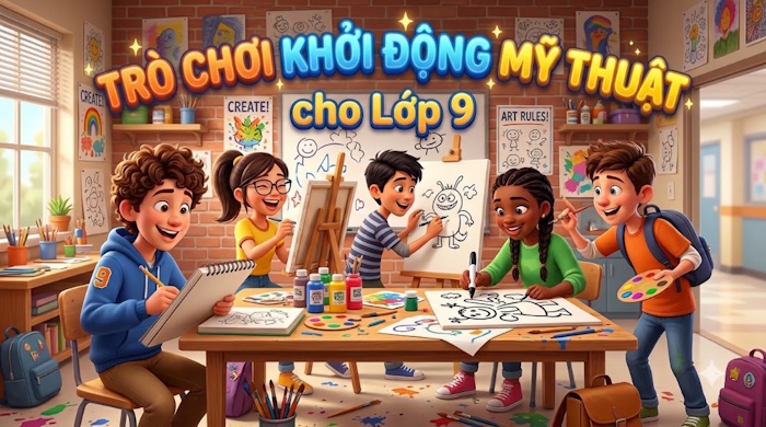 PowerPoint game khởi động Mĩ thuật 9