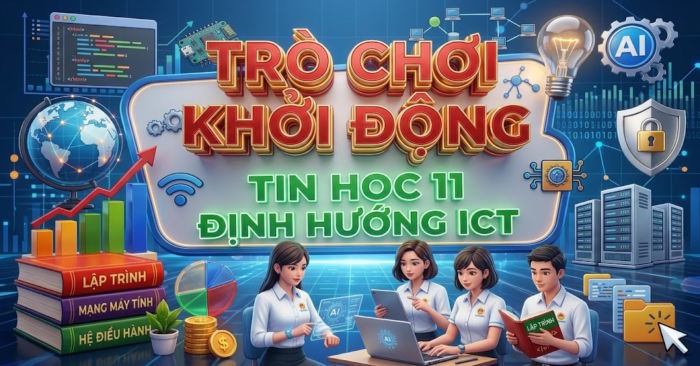 Game khởi động Tin học 11 Định hướng ICT