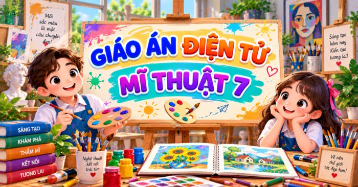 Giáo án PowerPoint Mĩ thuật 7 Học kì 1