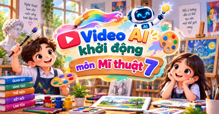 Video AI mở đầu Mĩ thuật 7 