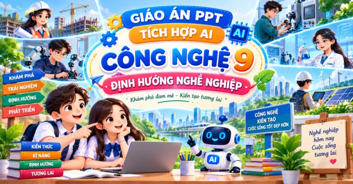 Giáo án điện tử Công nghệ 9 Định hướng nghề nghiệp