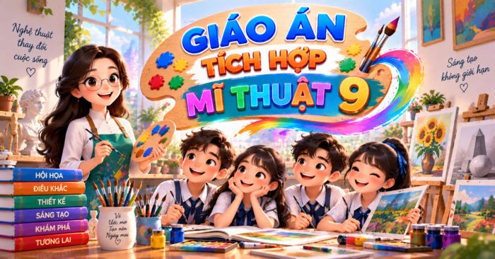 Giáo án Mĩ thuật 9 tích hợp Năng lực số Học kì 2