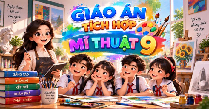 Giáo án Mĩ thuật 9 tích hợp Năng lực số Học kì 1