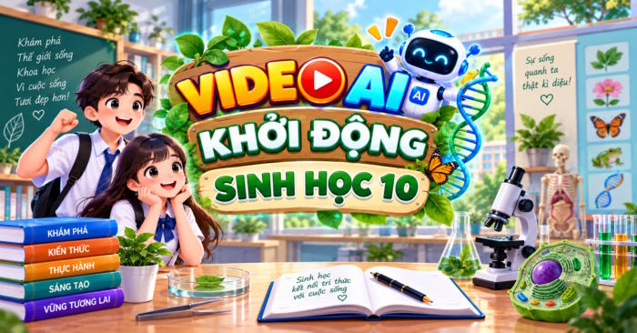 Video AI mở đầu Sinh học 10 
