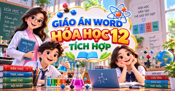 Giáo án tích hợp Năng lực số Hóa học 12 