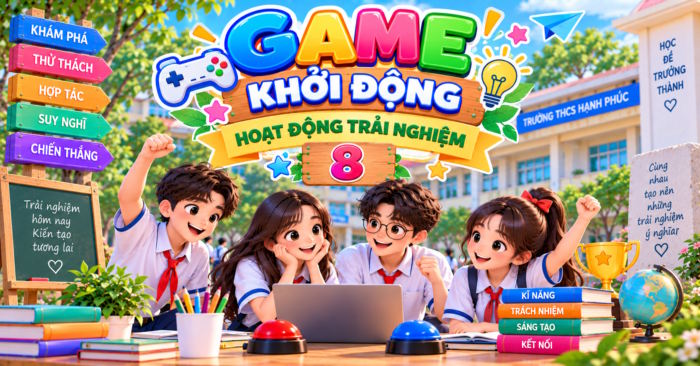 Trò chơi khởi động Hoạt động trải nghiệm lớp 8 