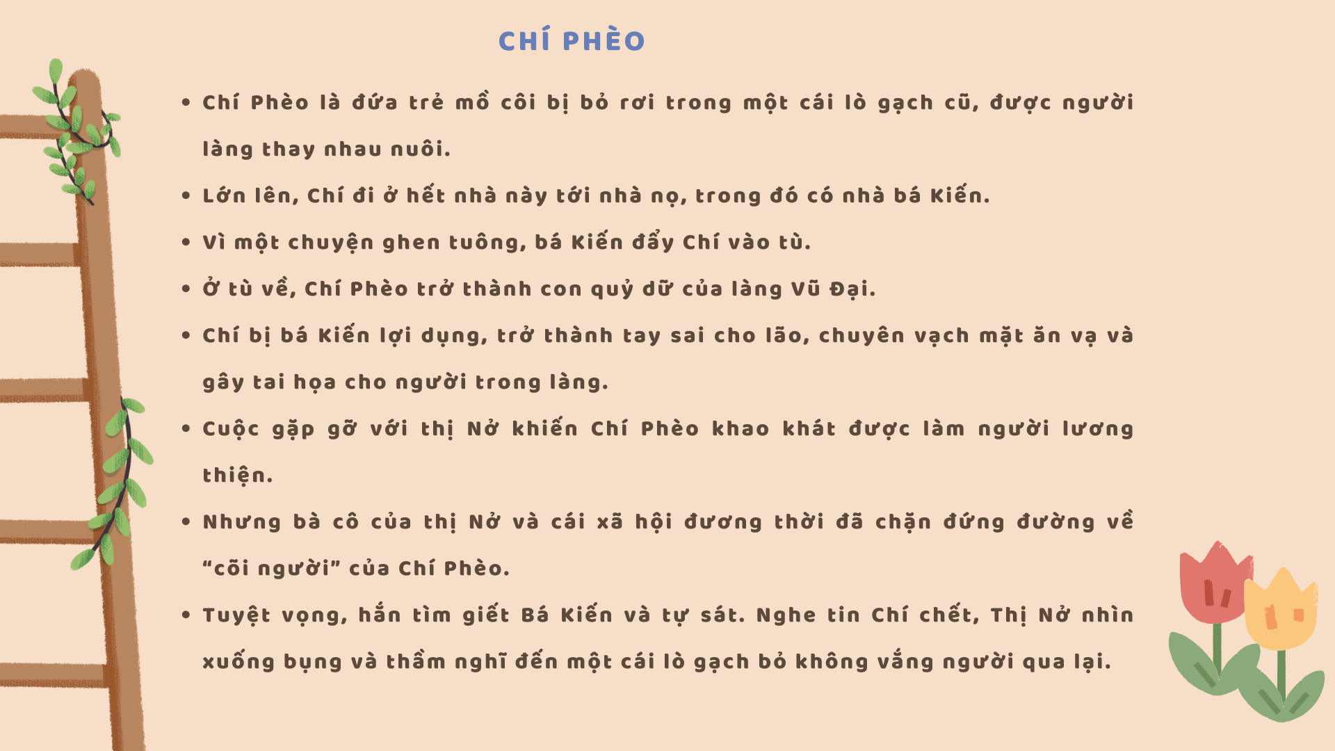 Sơ đồ tư duy truyện ngắn Chí Phèo